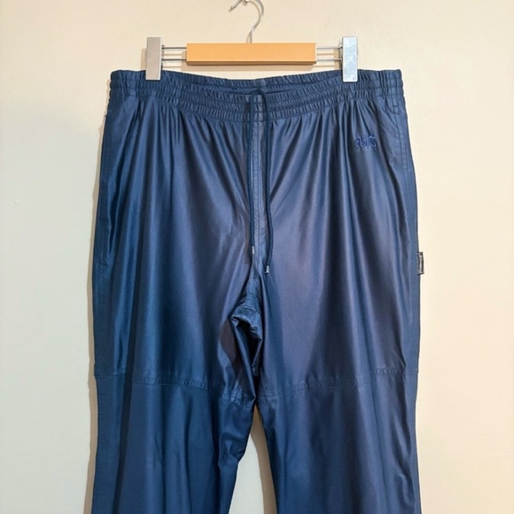 Vintage Navy Asics Gortex Track Pants with Zippers - Picture 2 of 15